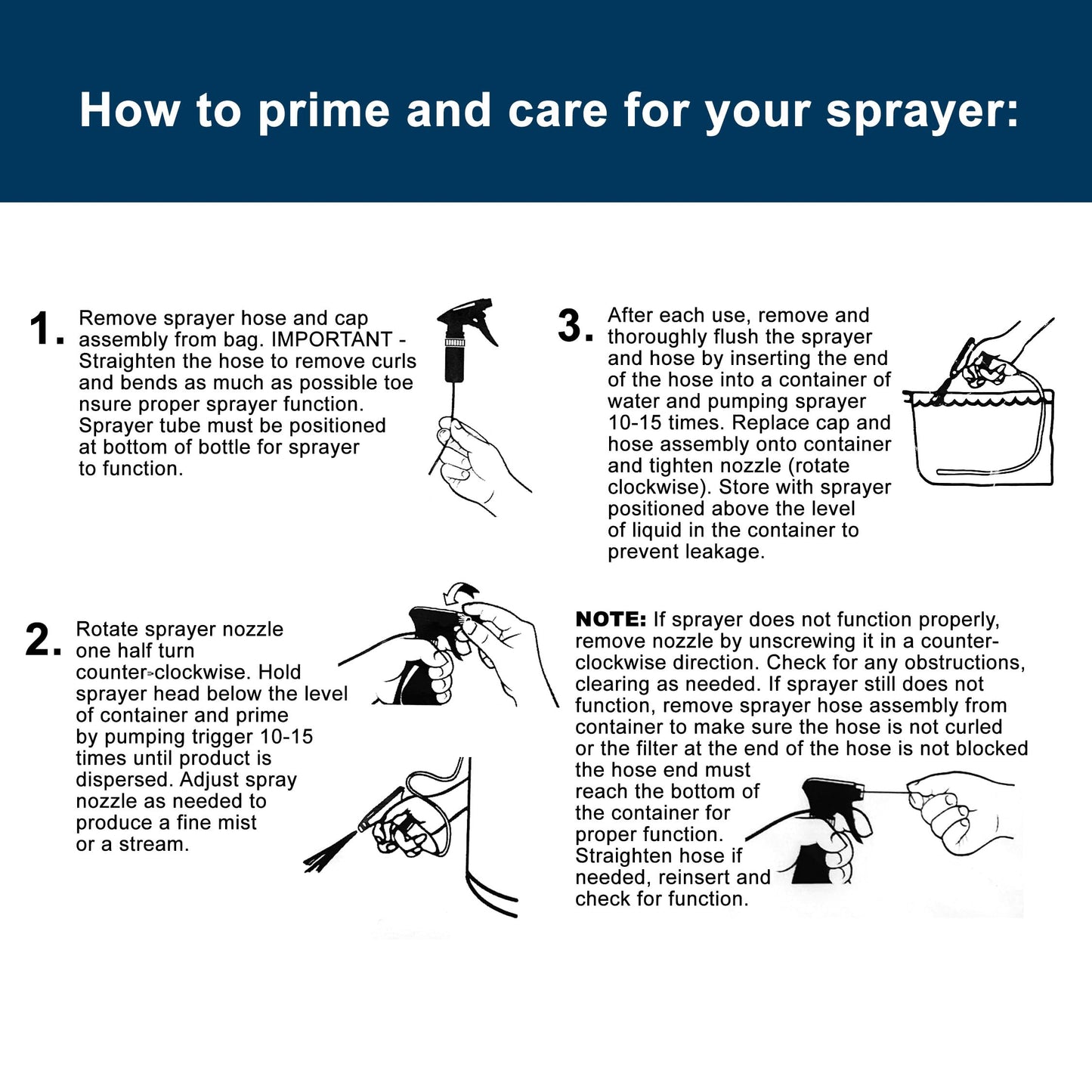 CLEARNEXT 36" Remote Trigger Sprayer with 38-400 Cap | Compatible with OnGuard's Pro-Perm Insect Killer, P-22-RTU and Liquid Animal Repellent 3.78L Jug