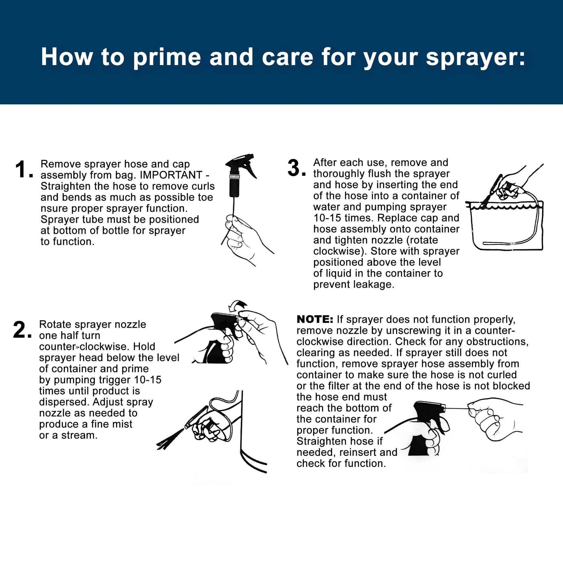 CLEARNEXT 36" Remote Trigger Sprayer with 38-400 Cap | Compatible with OnGuard's Pro-Perm Insect Killer, P-22-RTU and Liquid Animal Repellent 3.78L Jug