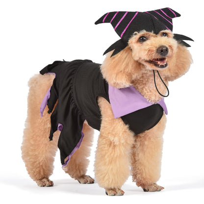 Disney for Pets Halloween Disney Villains Maleficent Costume - Extra Small - | Disney Villains Halloween Costumes for Dogs, Officially Licensed Disney Dog Halloween Costume, Purple (FF21834)