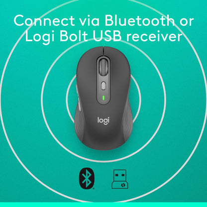 Logitech Signature Plus M750 L Wireless Mouse Large Hands - Graphite