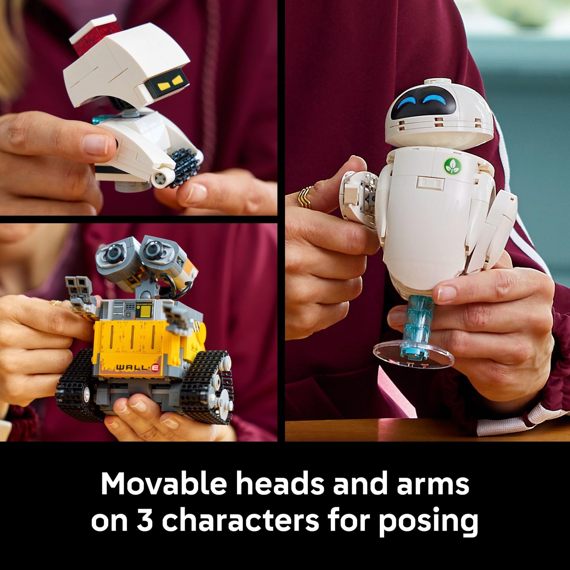 LEGO Disney & Pixar Wall-E & EVE Building Set for Adults, Ages 18+ - Home Office, Book Shelf, or Room Decor for Disney Fans - Gift Ideas for Men & Women - 43279 - Available at All In One Marketplace Canada