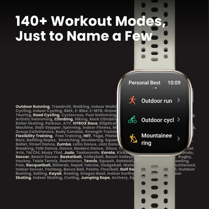 Amazfit Bip 6 Smart Watch 46mm, 14 Day Battery, 1.97" AMOLED Display, GPS & Free Maps, AI, Bluetooth Call & Text, Health, Fitness & Sleep Tracker, 140+ Workout Modes, 5 ATM Water-Resistance, Black - Available at All In One Marketplace Canada