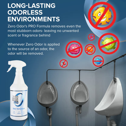 Zero Odor – Professional Odor Eliminator- Eliminate Extreme Air & Surface Odor– Patented Molecular Technology Best for Strong, Persistent Odor- Smell Great Again, 32oz(Over 700 Sprays) - Available at All In One Marketplace Canada