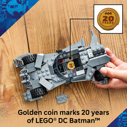 LEGO DC Batman: Batman v Superman Batmobile Building Blocks Set - Super Hero Toy for Kids, Boys & Girls, Ages 9+ - with Armored Minifigure & Golden Coin - Gift Idea for Birthdays - 76331 LEGO