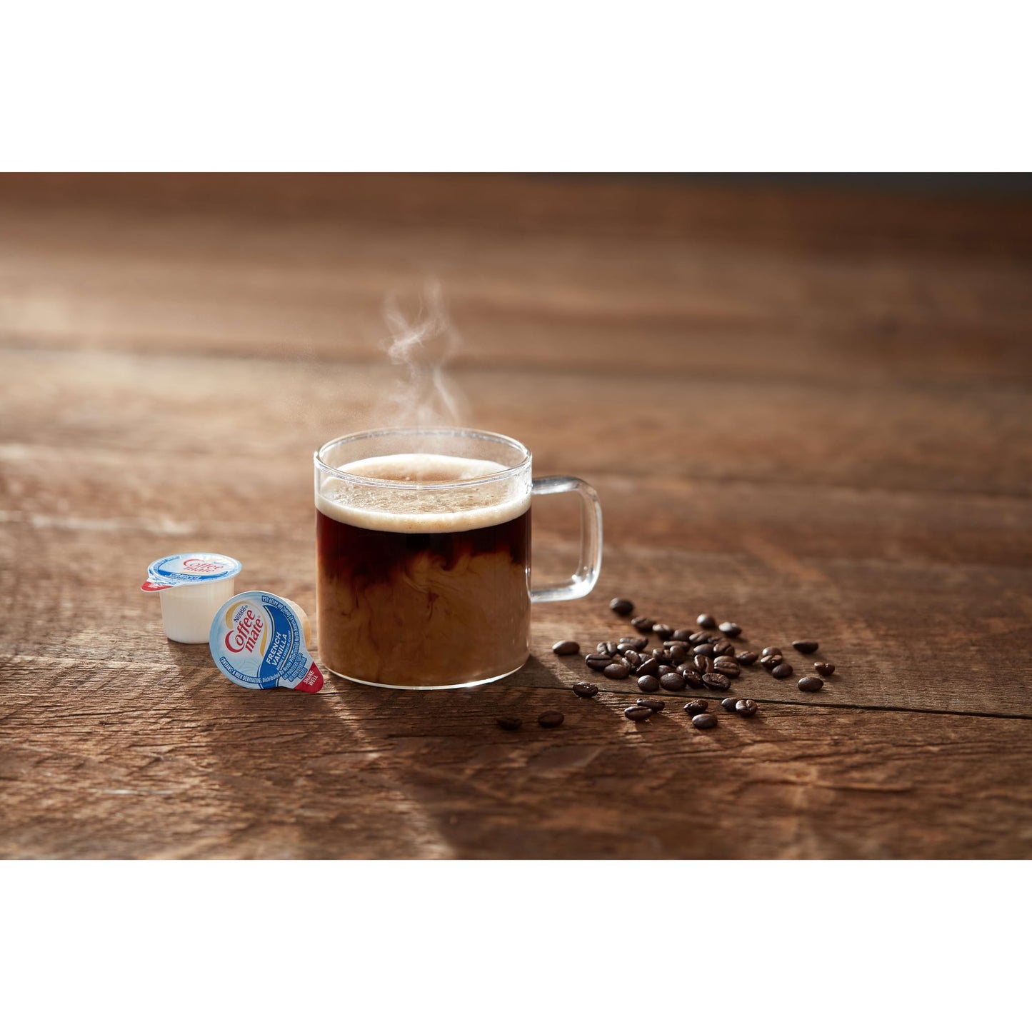 Coffee Mate French Vanilla Liquid Creamer, 180 Single-Serve Portions (67.5 oz)