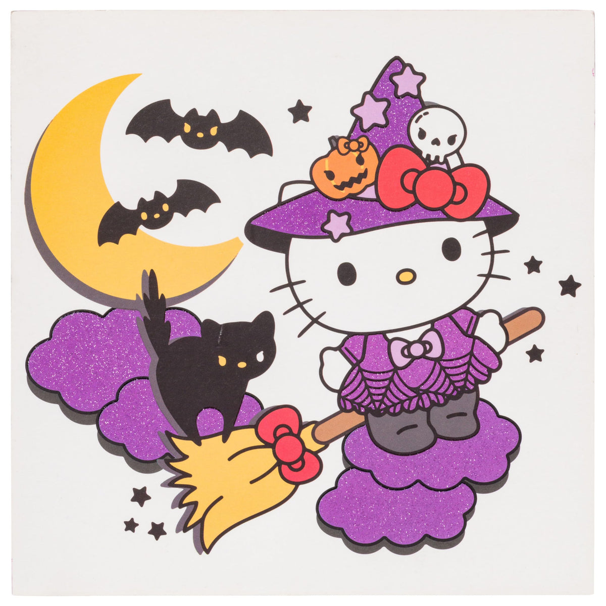 Silver Buffalo Sanrio Hello Kitty Halloween Box Sign, Wall Art