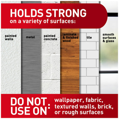 Command Large Refill Adhesive Strips, Damage Free Hanging Wall Adhesive for Large Indoor Wall Hooks, No Tools Removable Adhesives for Living Spaces, 20 White Command Strips Command