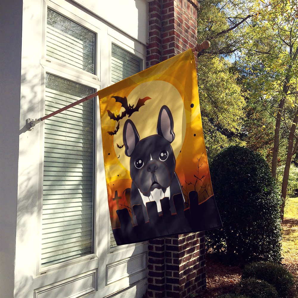 Drapeau de maison en toile Caroline's Treasures BB1785CHF Bouledogue français d'Halloween, multicolore, grand