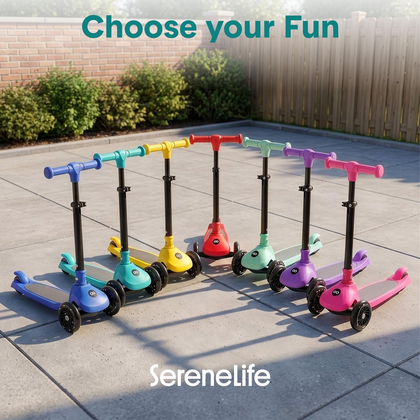 SereneLife 3 Wheel Scooter for Kids or Toddler Ages 2+ (Blue) 🍁 All In One Marketplace Canada