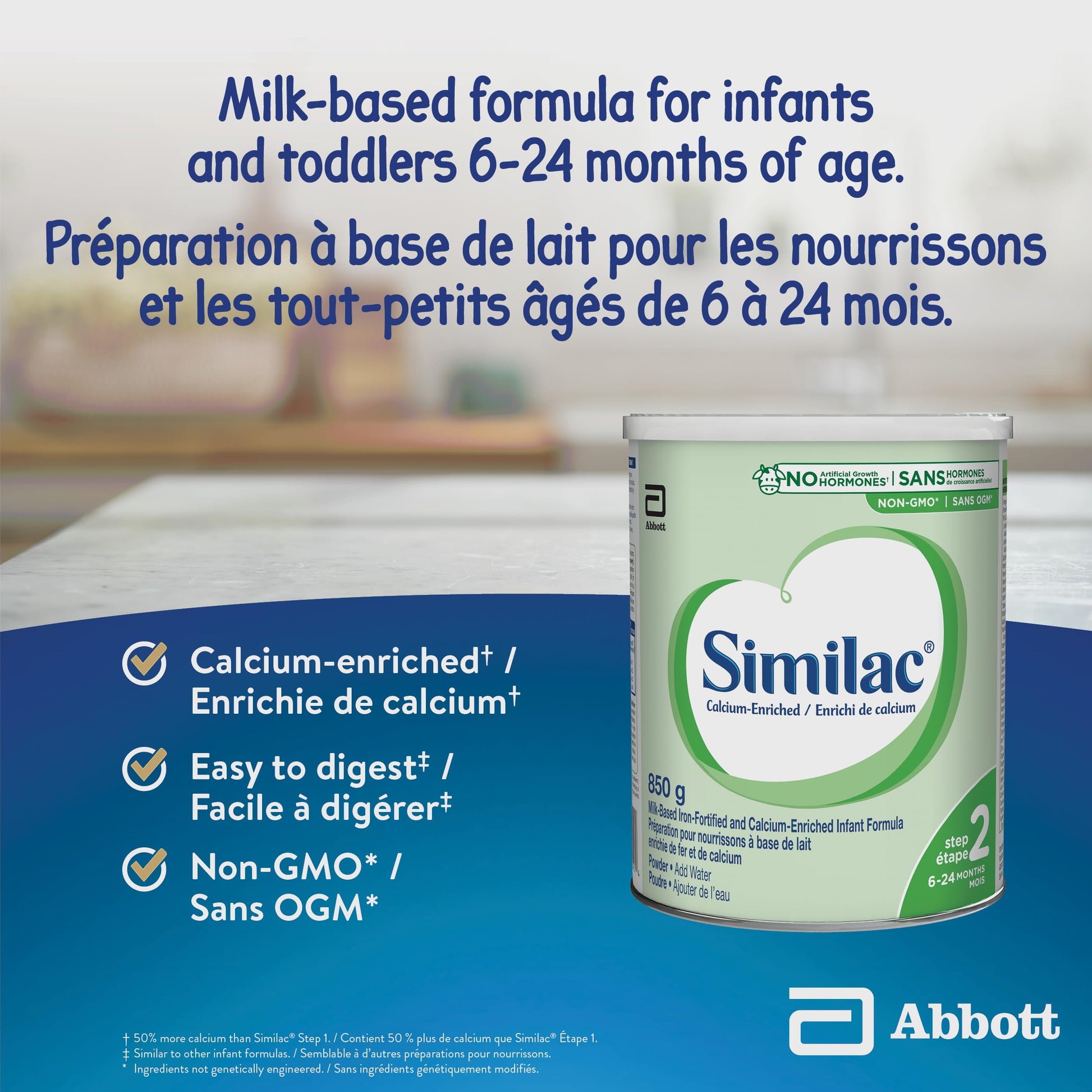 Similac Step 2 Infant Formula Powder – Calcium-Fortified for 6-24 Months