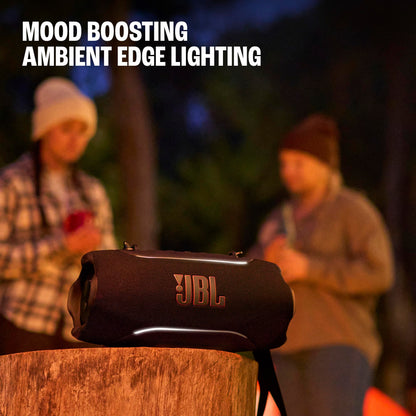 JBL Xtreme 5 - Portable Waterproof Speaker with Massive Legendary JBL Sound, Ambient Edge Lighting, and a Convenient Shoulder Strap - Blue