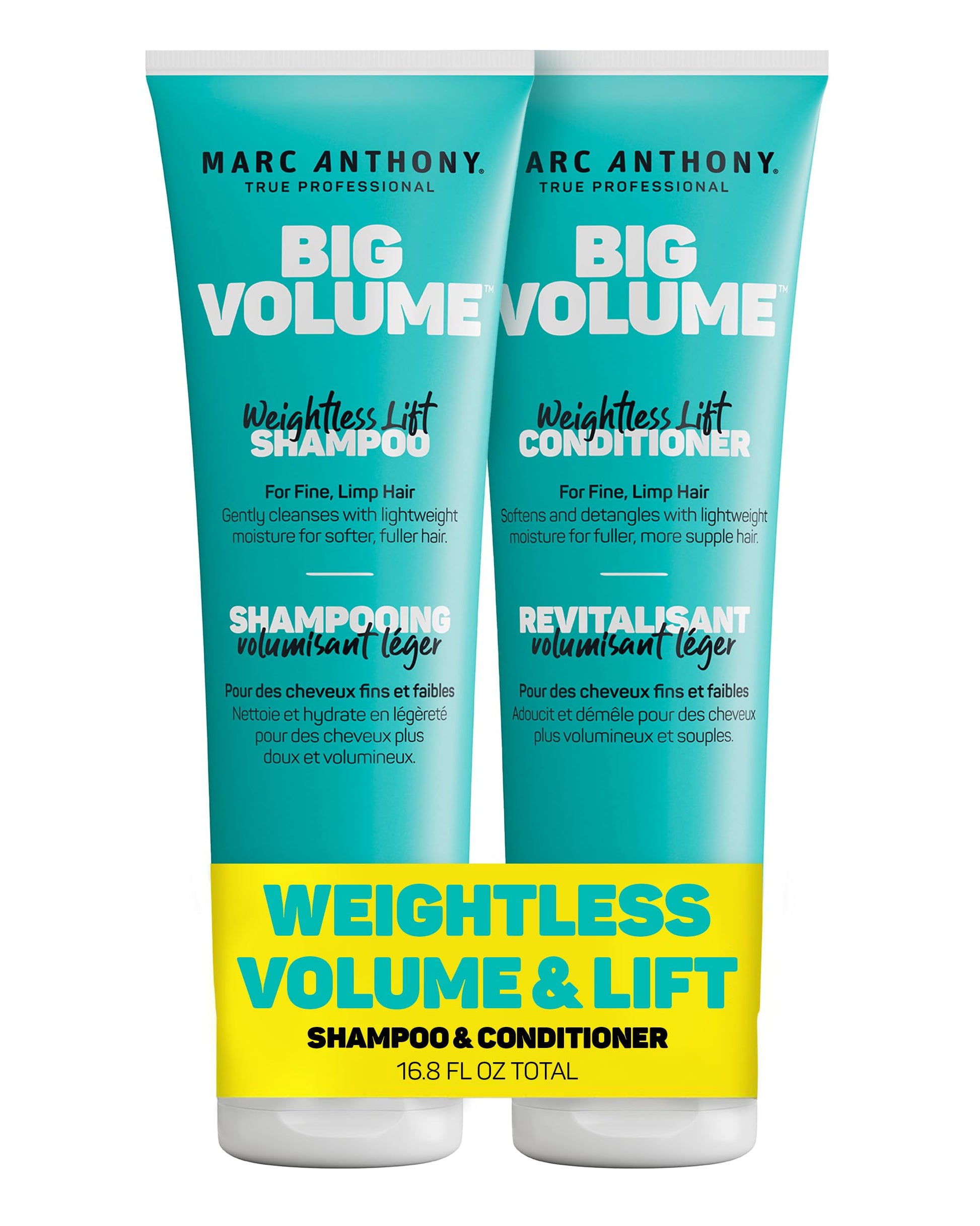 Marc Anthony Big Volume, Shampoo & Conditioner Set for Fine & Flat Hair 🍁 All In One Marketplace Canada Marc Anthony