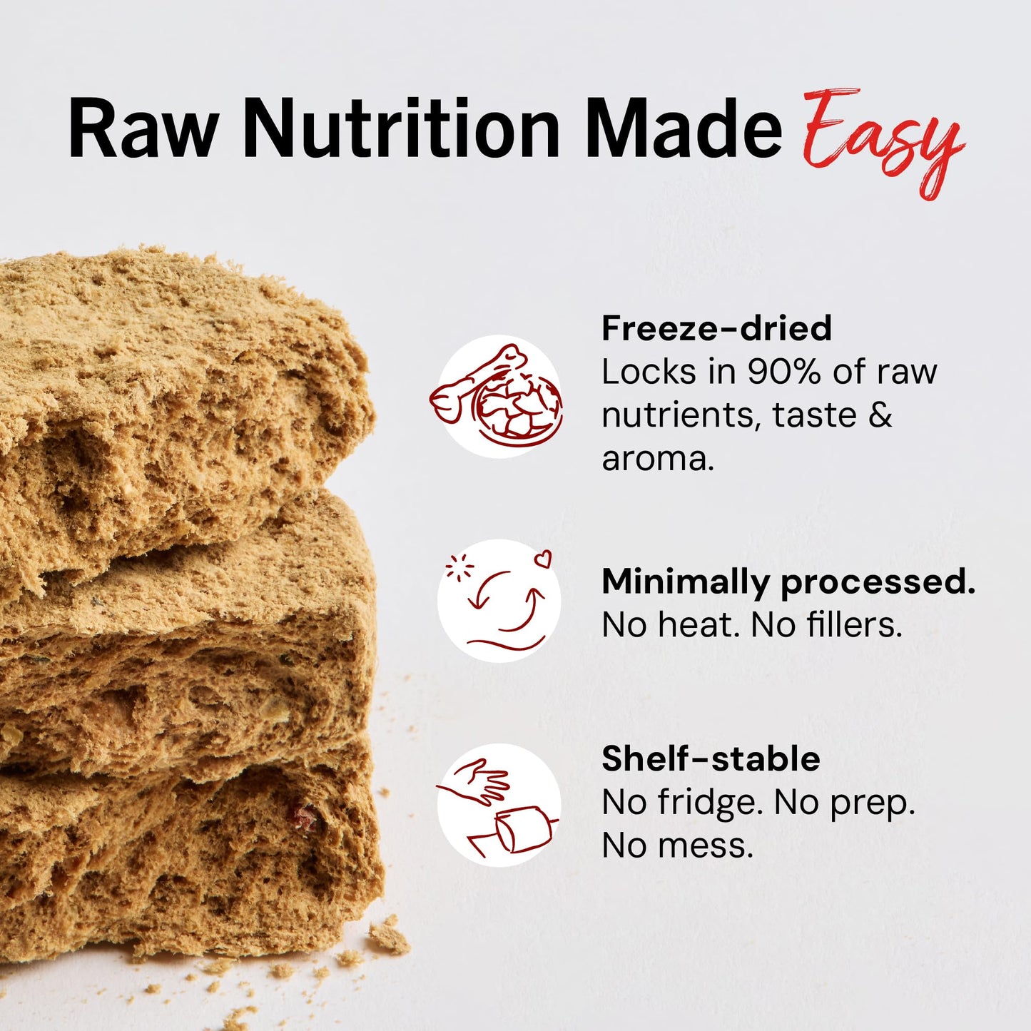 Stella & Chewy’s Freeze Dried Raw Dinner Patties – Grain Free Dog Food, Protein Rich Remarkable Red Meat Recipe – 396g Bag