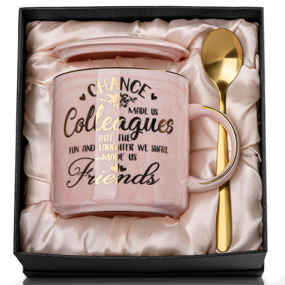 Coworker Leaving Gifts for Women, 14oz Funny Coworkers Mug with Gold Print 🍁 All In One Marketplace Canada