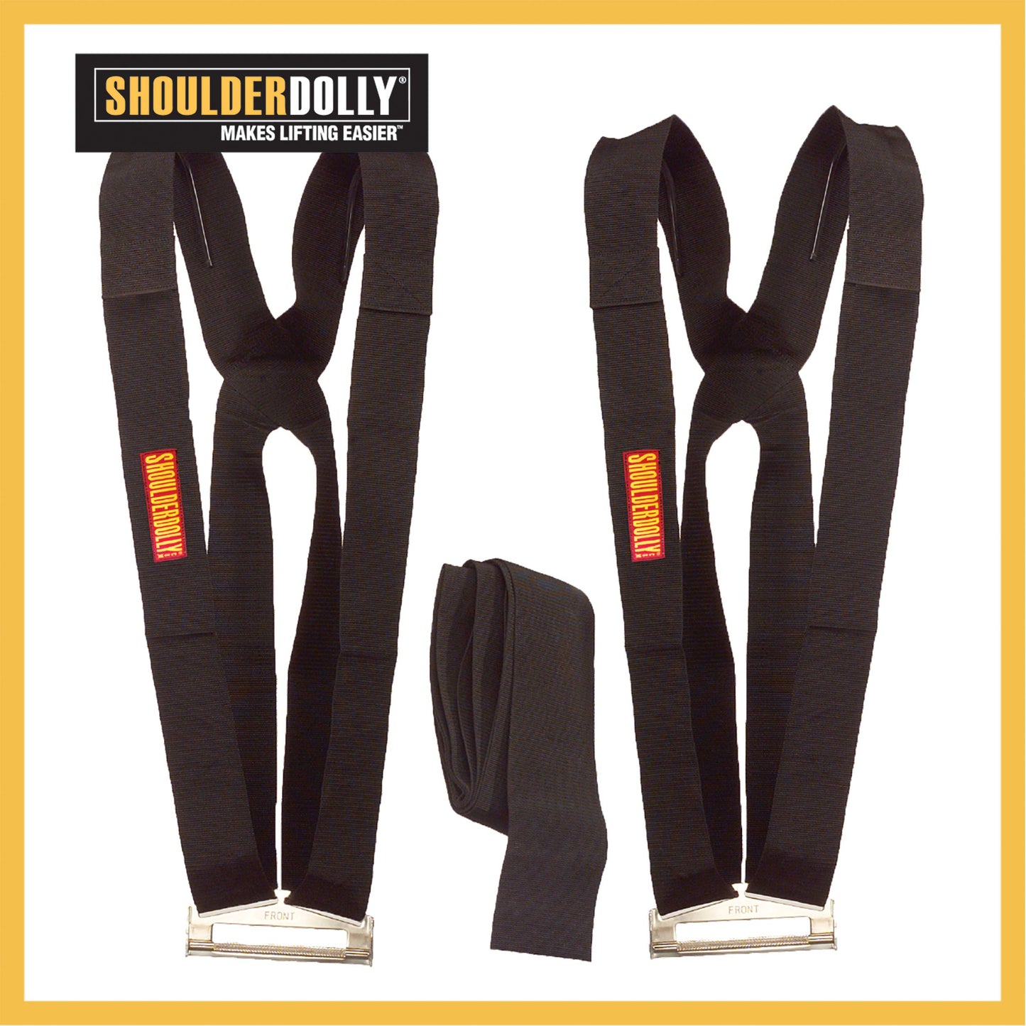 SHOULDER DOLLY Moving Straps - Lifting Strap for 2 Movers - Move, Lift, Carry, And Secure Furniture, Appliances, Heavy, Bulky Objects Safely, Efficiently, More Easily Like The Pros - Essential Moving Supplies - LD1000 🍁 All In One Marketplace Canada