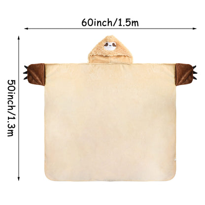 Moyel Sloth Wearable Hooded Blanket Gifts for Women on Christmas Birthday 🍁 All In One Marketplace Canada