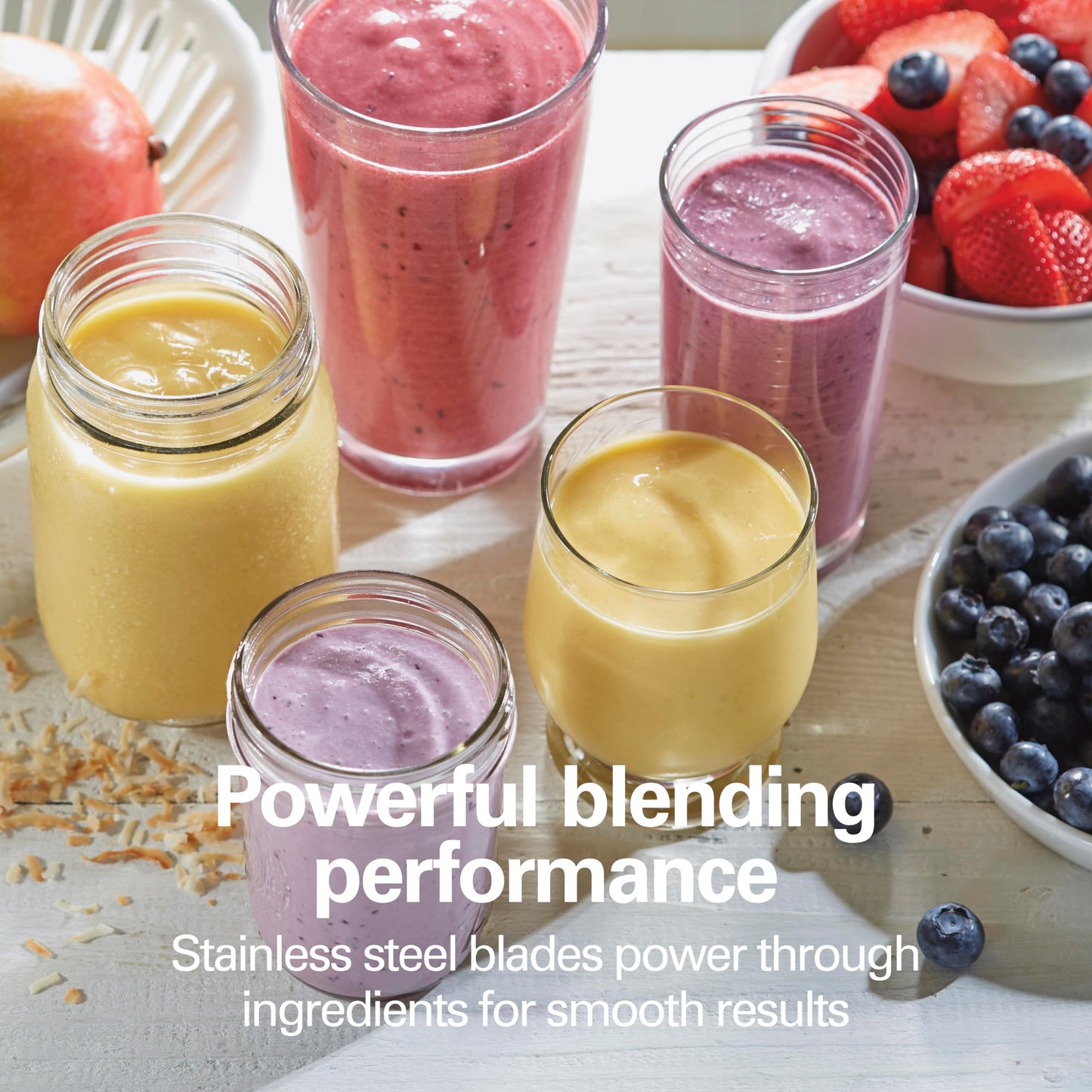 Hamilton Beach Personal Blender for Smoothies & Shakes, Portable Single Serve Blender with Travel Lid, 14 oz BPA-Free Jar, 175W, Compact Countertop Blender, Silver, 51107C 🍁 All In One Marketplace Canada