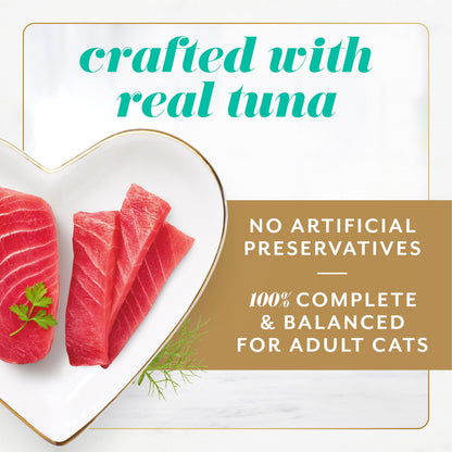 Fancy Feast Gems Wet Cat Food, Mousse Pâté with Tuna 57g (2 Pack x 8)