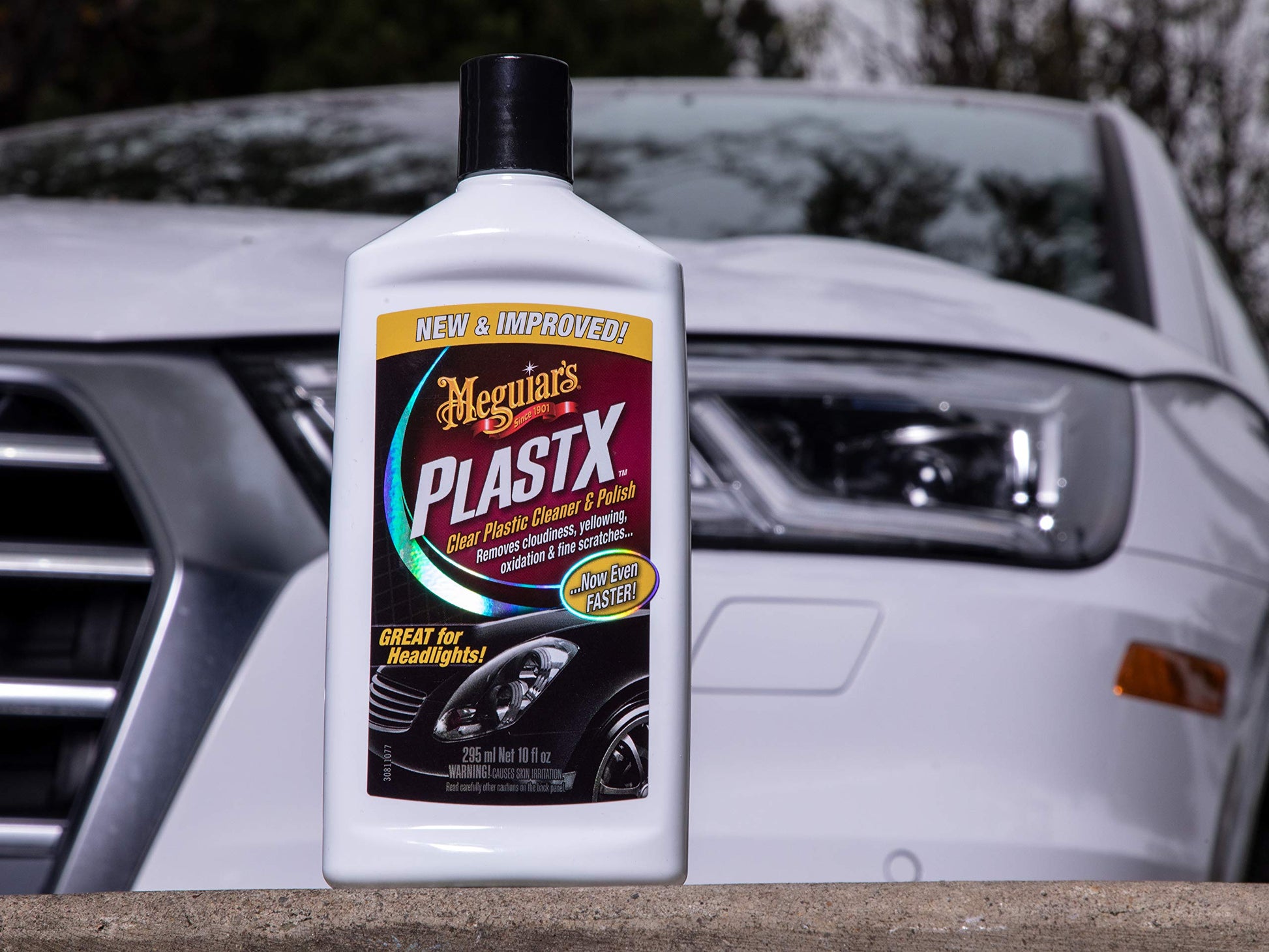 Meguiar's PlastX Clear Plastic Cleaner & Polish - Revive Cloudy, Hazy, and Lightly Scratched Plastics, Restore Clarity - 10 Oz
