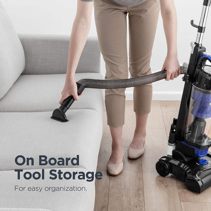 Eureka Powerful Bagless Upright Vacuum Cleaners for Home Pets, Lightweight Household Vacuum Cleaner for Carpet and Hard Floor, PowerSpeed NEU280C with Pet Turbo Brush, Blue - Available at All In One Marketplace Canada