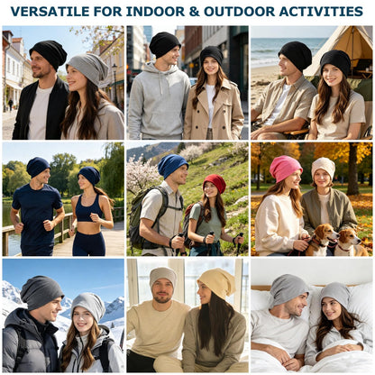 EINSKEY Slouchy Beanie for Men Women, Cotton Multipurpose Daily Headwear 🍁 All In One Marketplace Canada