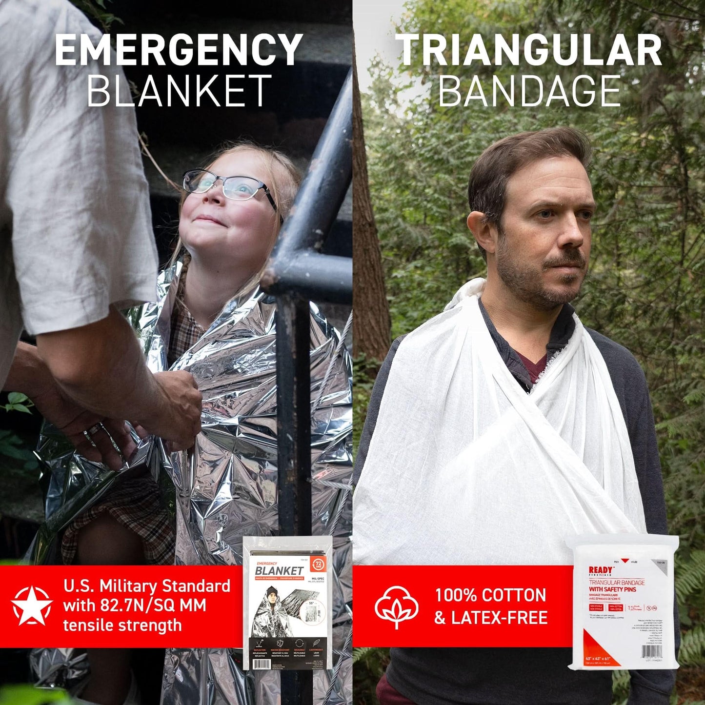 Ready First-Aid 300 Piece First-aid Kit - First Aid Kit for Car, Trousse De Premiers Soins, Home, Camping Essentials, Travel - Available at All In One Marketplace Canada