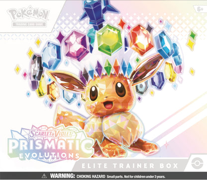 Pokemon Scarlet & Violet-Prismatic Evolutions Elite Trainer Box