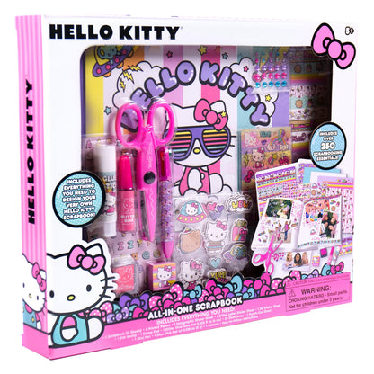 Horizon Group USA Hello Kitty All-In-One Scrapbook, Over 250 Sanrio Stationery, Cute School Supplies, Hello Kitty Notebook, Kawaii Stationery Horizon Group USA
