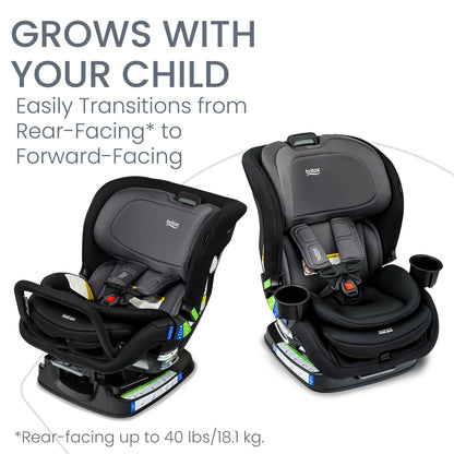 Britax Poplar Convertible Car Seat, Slim 17" Design — Stone Onyx Britax