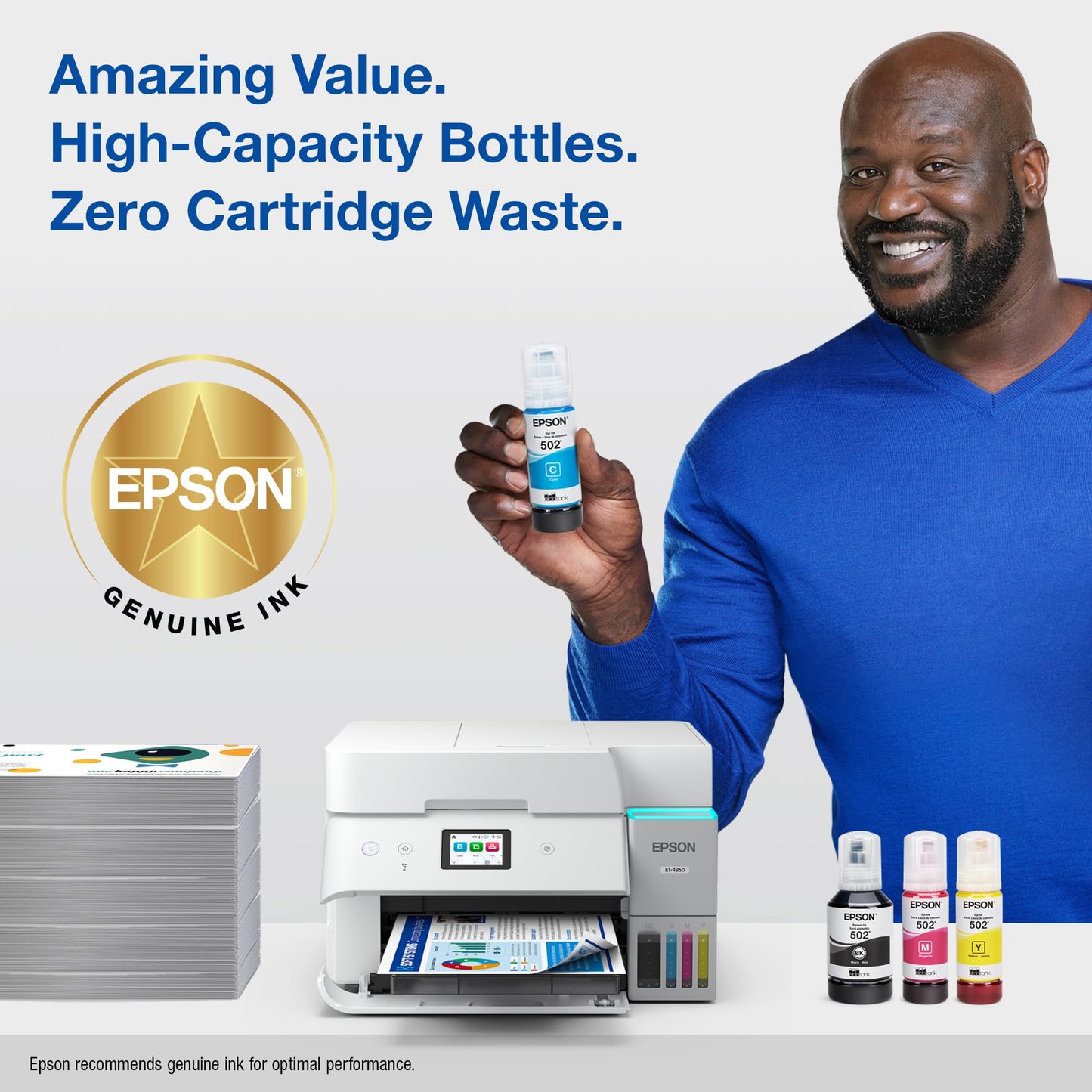 Epson 502 Genuine Yellow EcoTank Ink Refill Bottle T502420 🍁 All In One Marketplace Canada