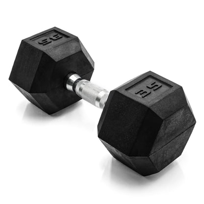 CAP Barbell 35 lb Rubber Coated Hex Dumbbell Weight 🍁 All In One Marketplace Canada
