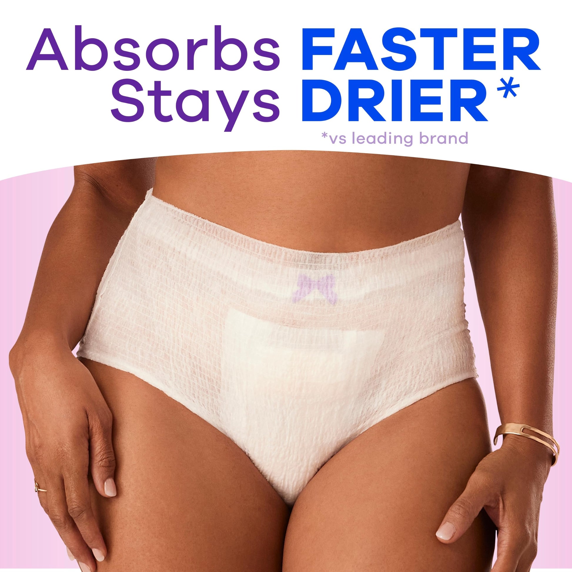 Always Discreet Sensitive, Adult Diapers for Women, Maximum Incontinence Underwear, Size Large, 24 Count - Available at All In One Marketplace Canada