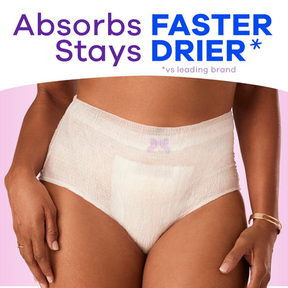 Always Discreet Sensitive, Adult Diapers for Women, Maximum Incontinence Underwear, Size Large, 24 Count - Available at All In One Marketplace Canada