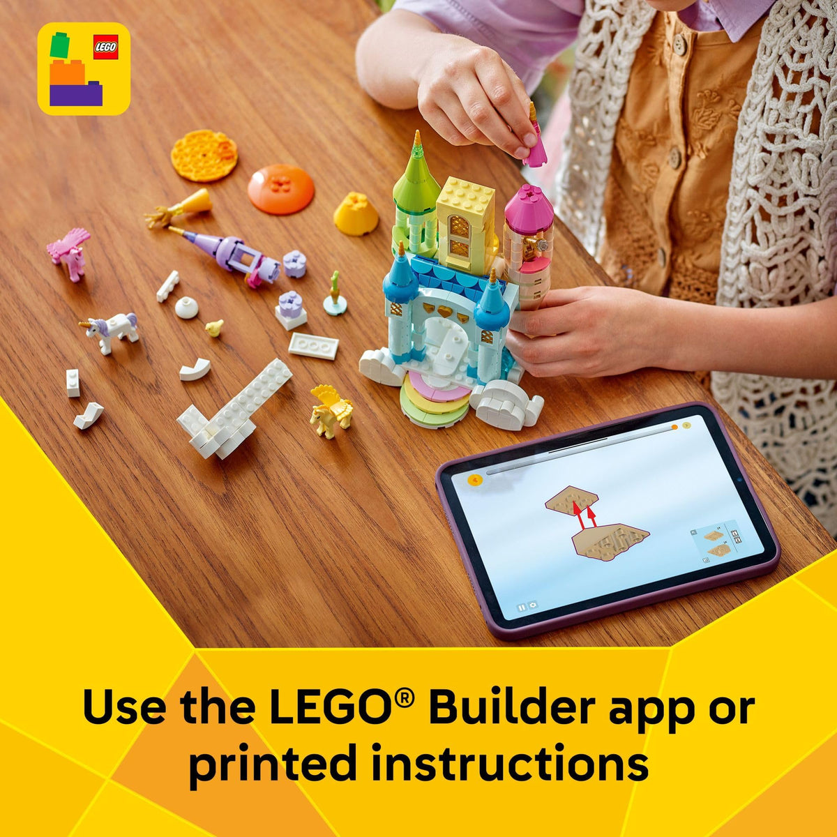 LEGO Creator 3 in 1 Unicorn Castle Building Toy for Kids - Unicorn Toy Trio for Girls & Boys, Ages 8+ - Build 3 Pretend Play Toys with 1 Set of Building Blocks - Gift Idea for Birthdays - 31175