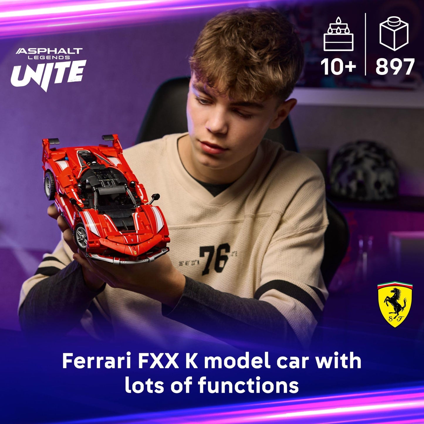 LEGO Technic Ferrari FXX K Kids Toy Car - Building Toy for Girls & Boys - Ferrari Car Toy for Ages 10+ - Makes a Cool Birthday or Any - Time Gift for Kids - Race Car Model for Play & Display - 42212 🍁 All In One Marketplace Canada