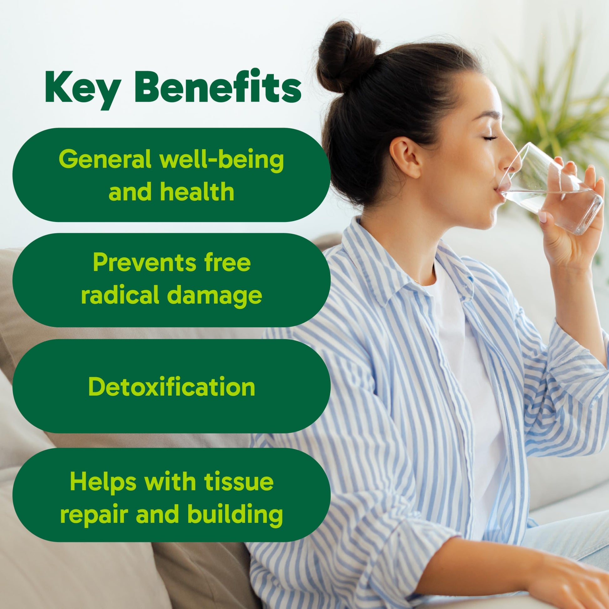 Organika Canadian-Made L-Glutathione (Reduced), Antioxidant and Detox Support -100 Caps - Available at All In One Marketplace Canada