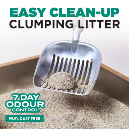 Arm & Hammer Clump & Seal Slide Clay Cat Litter, Non-Stop Odour Control, 12.7kg, 7 Days of Odour Control, Dust Free, Clumping Litter (Pack of 1)