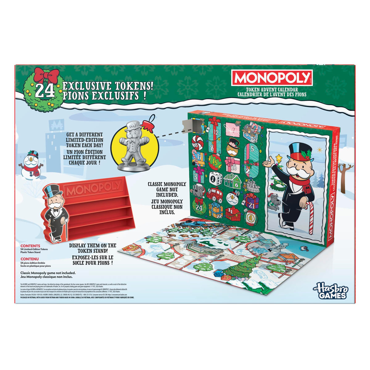 Monopoly Token Advent Calendar 🍁 All In One Marketplace Canada