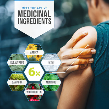 KaLaya 6X Extra Strength Pain Relief Cream with Arnica for Arthritis, Joint, Muscle, Back, Neck, Shoulder, Hand and Knee Pain- Medically formulated with 6 Natural Active, Pain Blocking & Anti inflammatory Ingredients (100g - Pack of 1) - Available at All In One Marketplace Canada