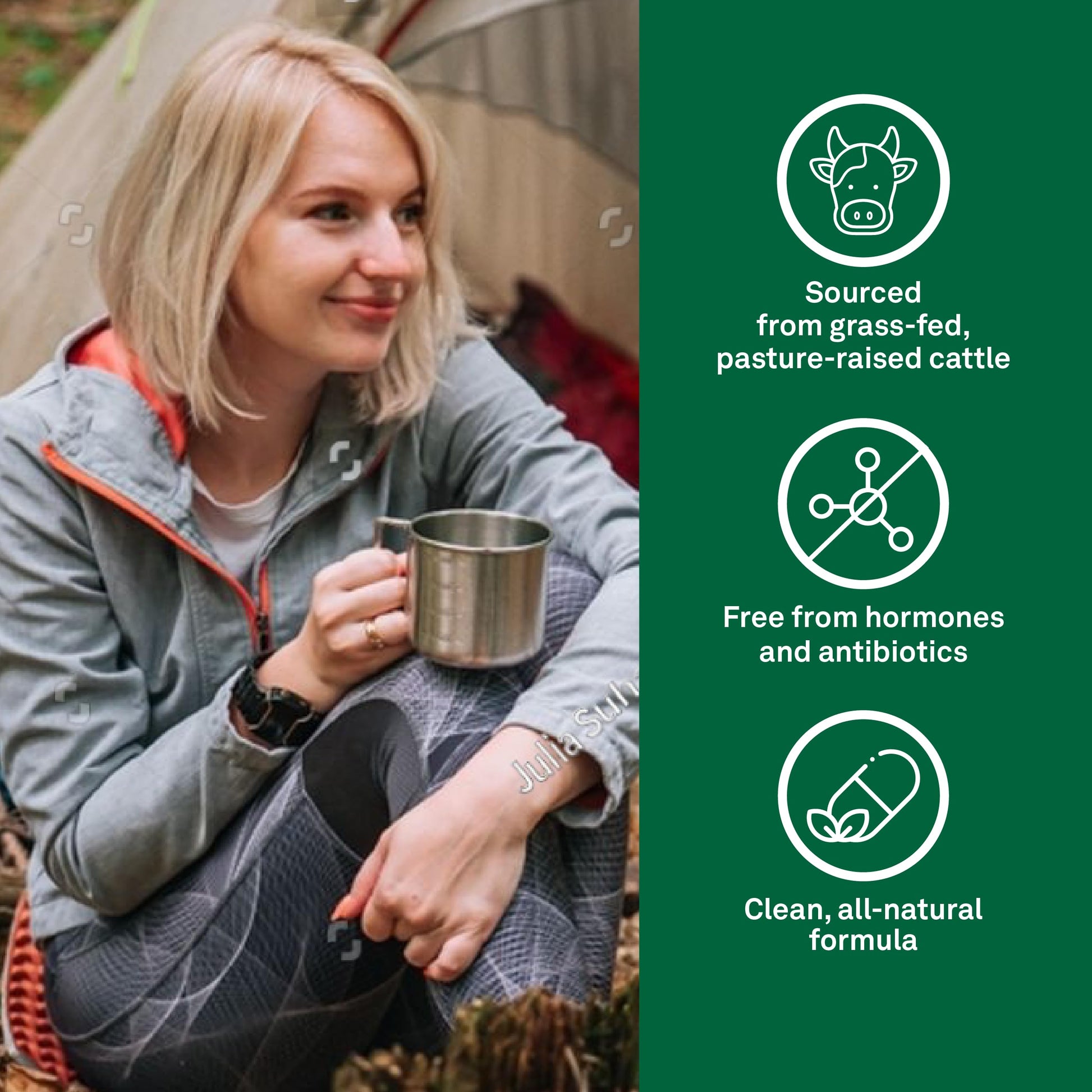 Organika Colostrum (Bovine)- Immune Support, Grass-Fed- 90caps Organika