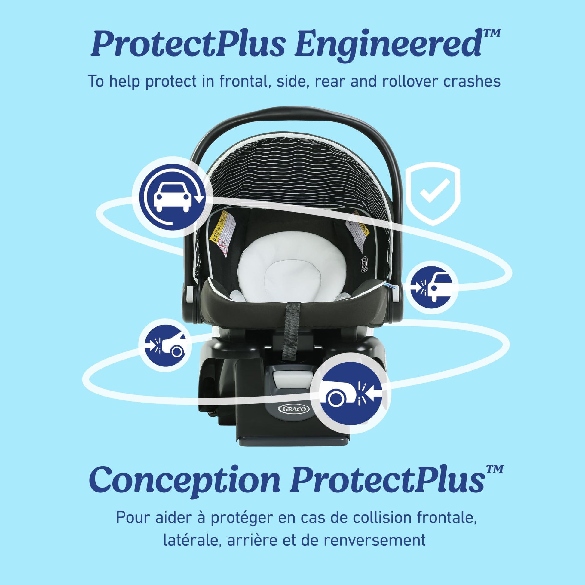 Graco SnugRide 35 Lite LX Infant Car Seat, 1.8-15.8 kg (4-35 lb), Studio Graco