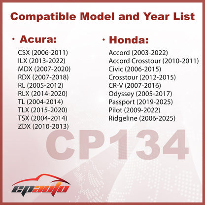 EPAuto CP134 (CF10134) Premium Cabin Air Filter includes Activated Carbon
