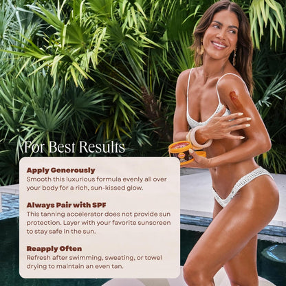 Carroten Intensive Tanning Gel | Browning Indoor/Outdoor Tan Accelerator | Non-Greasy, Water-Resistant with Carrot and Coconut Oil | Vitamin A & E For Moisture & Hydration | Made in Greece | 5 Fl Oz