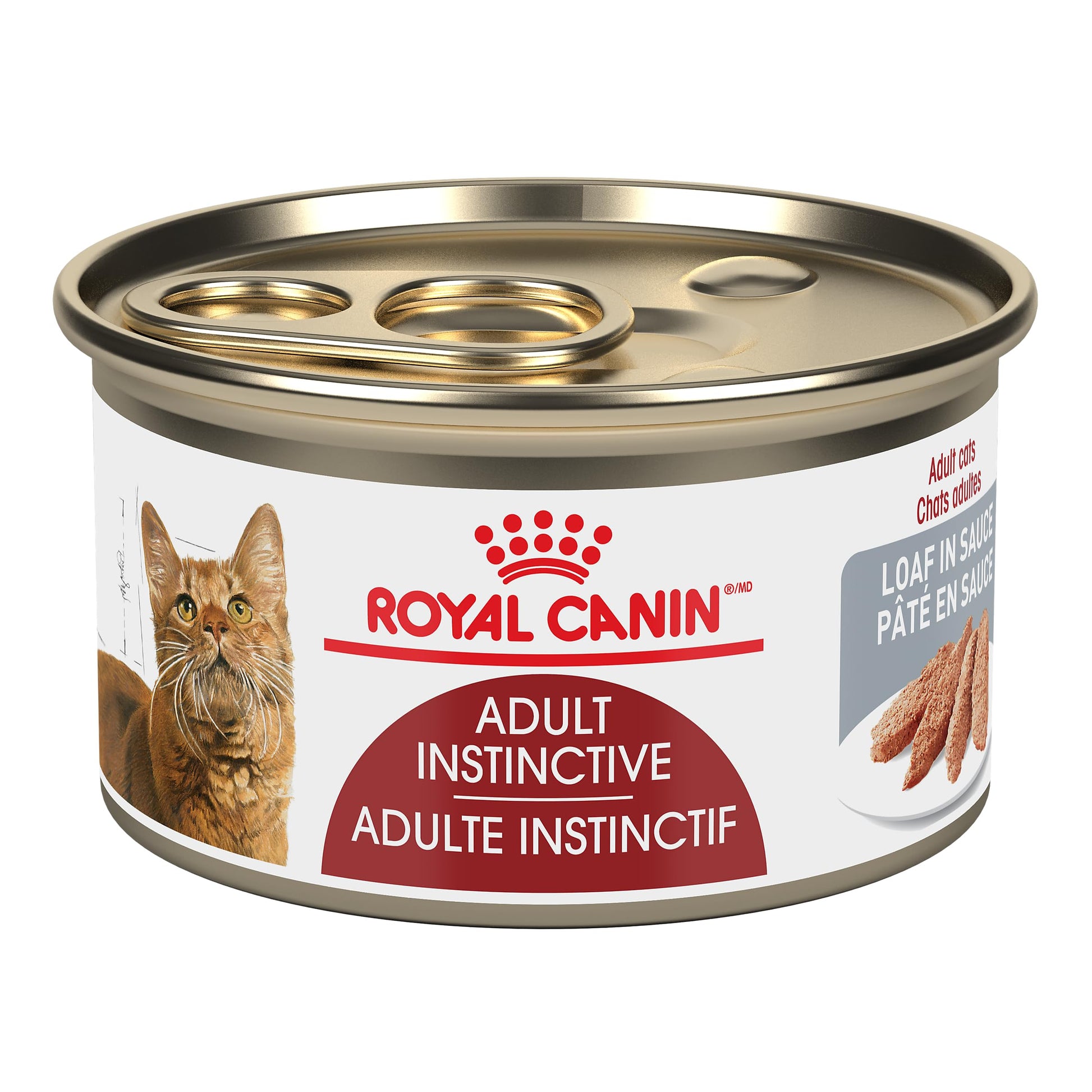 Royal Canin Feline Health Nutrition Adult Instinctive Loaf in Sauce Canned Cat Food, 3 oz can (24-Count) ROYAL CANIN