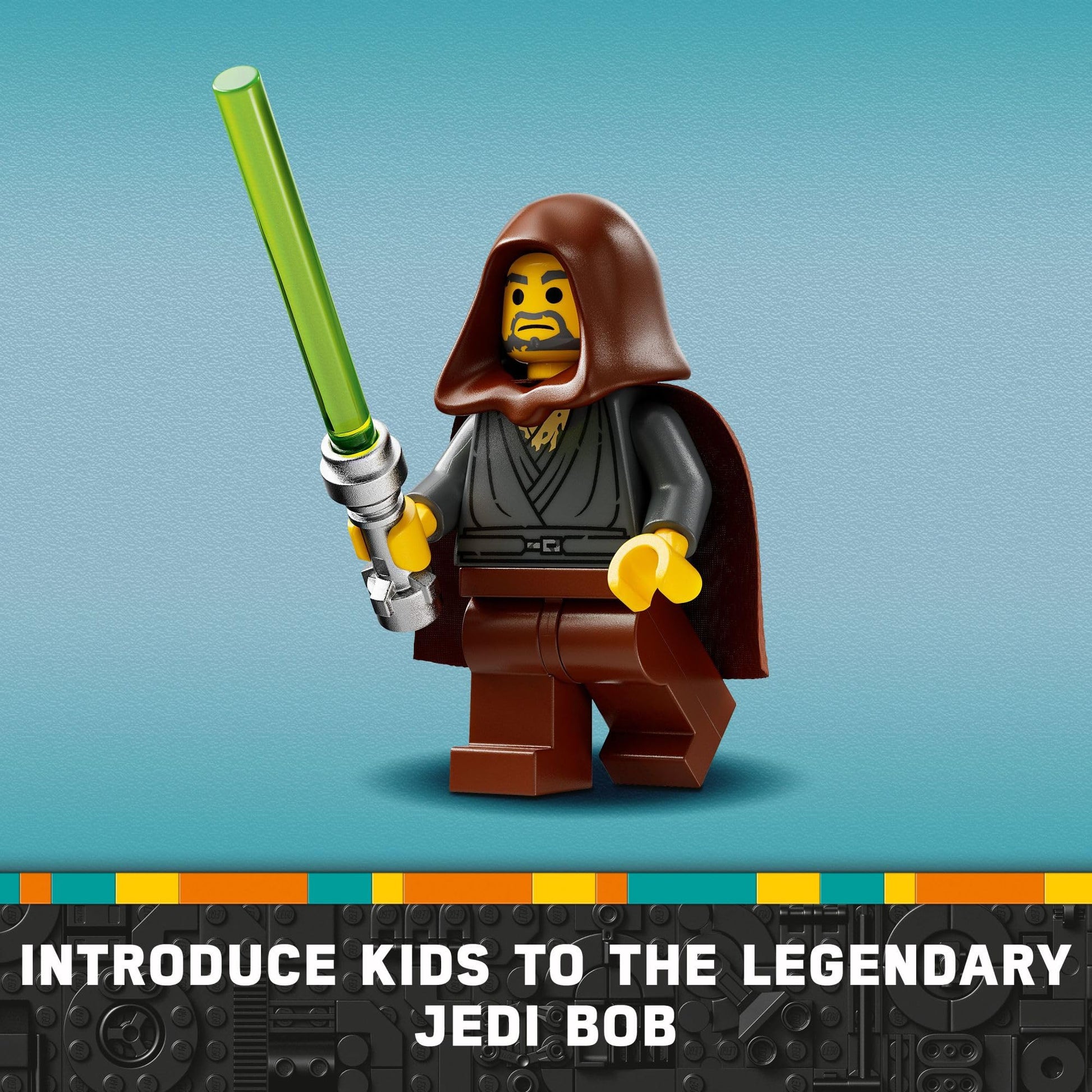 LEGO Star Wars Jedi Bob’s Starfighter Buildable Toy Vehicle, Brick Built Star Wars Starship with Jedi Bob Minifigure, Birthday Gift Idea for Boys, Girls or Any Fan Ages 8 and Up, 75388 LEGO