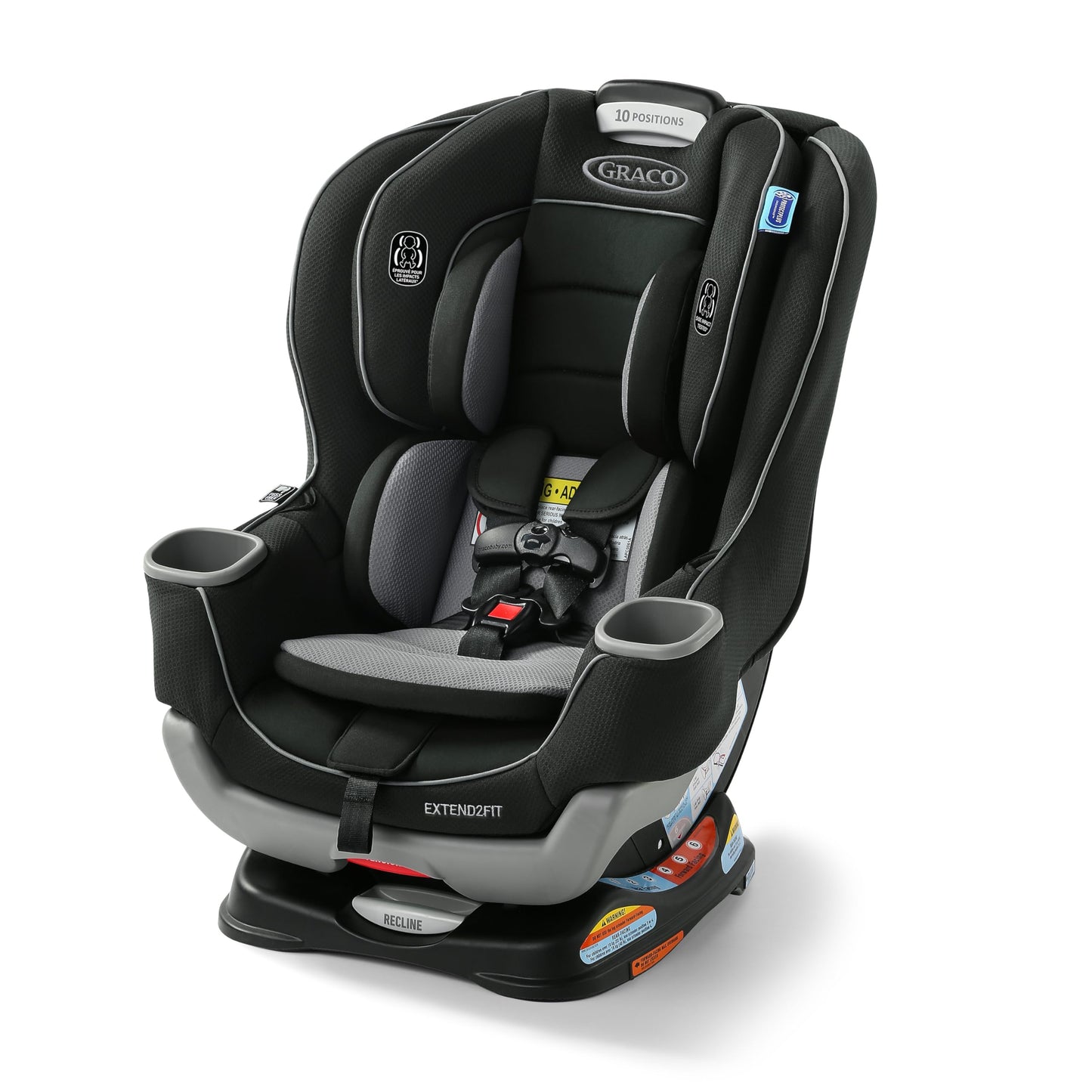 Graco Extend2Fit Convertible Car Seat, 2-in-1 Forward & Rear-Facing Baby Car Seat, 1.8-30 kg (4-65 lb), Titus