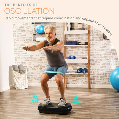 Lifepro Waver Mini Vibration Plate Exercise Machine, Compact & Powefull LifePro