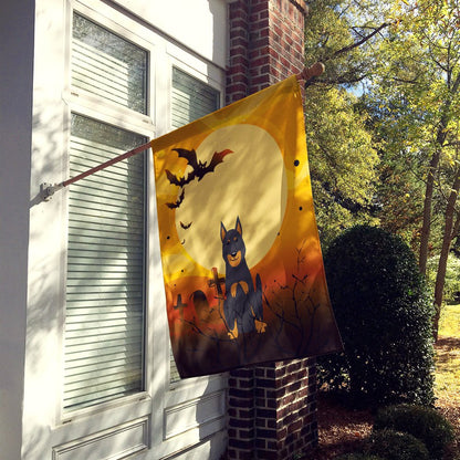 Drapeau en toile Caroline's Treasures BB4346CHF pour maison, motif chien de berger de Beauce, Halloween, grande taille, multicolore