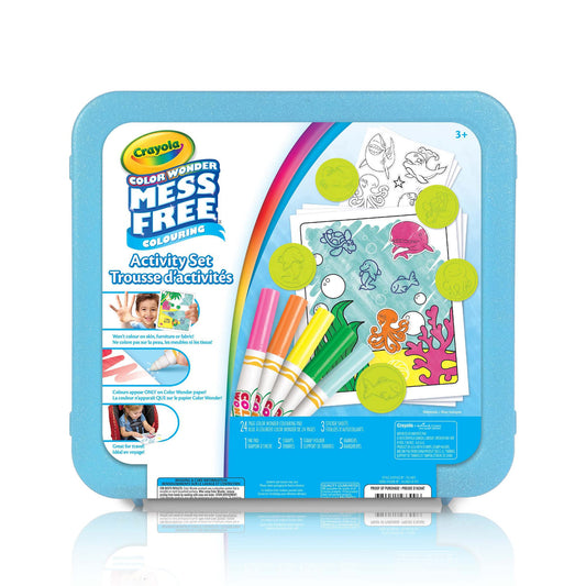Crayola Color Wonder Mess Free Coloring Activity Set (30+ Pcs), Travel Art Kit, Gift for Kids & Toddlers, Ages 3+