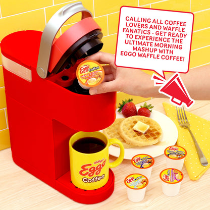 Eggo Waffle Flavored Coffee Pods Variety Pack - 40 Single-Serve K-Cup Compatible Pods (Chocolate Chip & Blueberry)